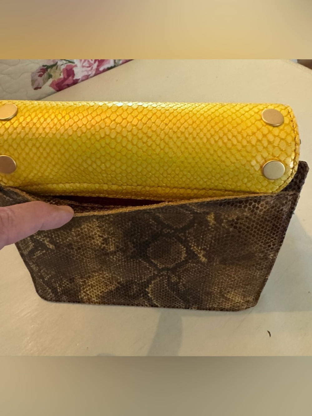 New Hammitt Jeffrey-Mendocino 2 tone/2 handle Purse - Picture 7 of 13